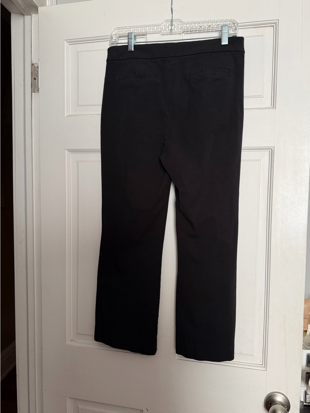 J. Crew Factory Black Women's Straight-Leg Trousers